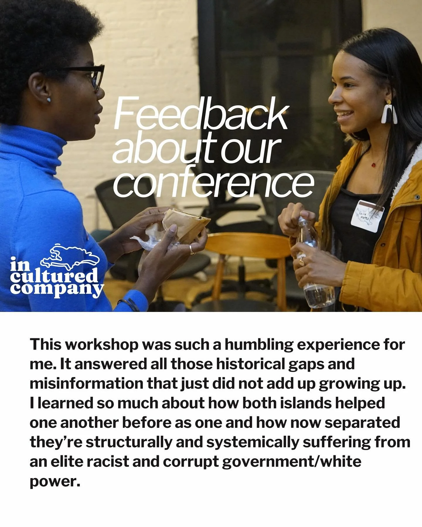 What are people saying about #decolonizinghispaniola? Feedback about our conference speaks for itself! Grab your tickets before they are completely gone, and don&rsquo;t forget you can also attend Day 01 virtually!