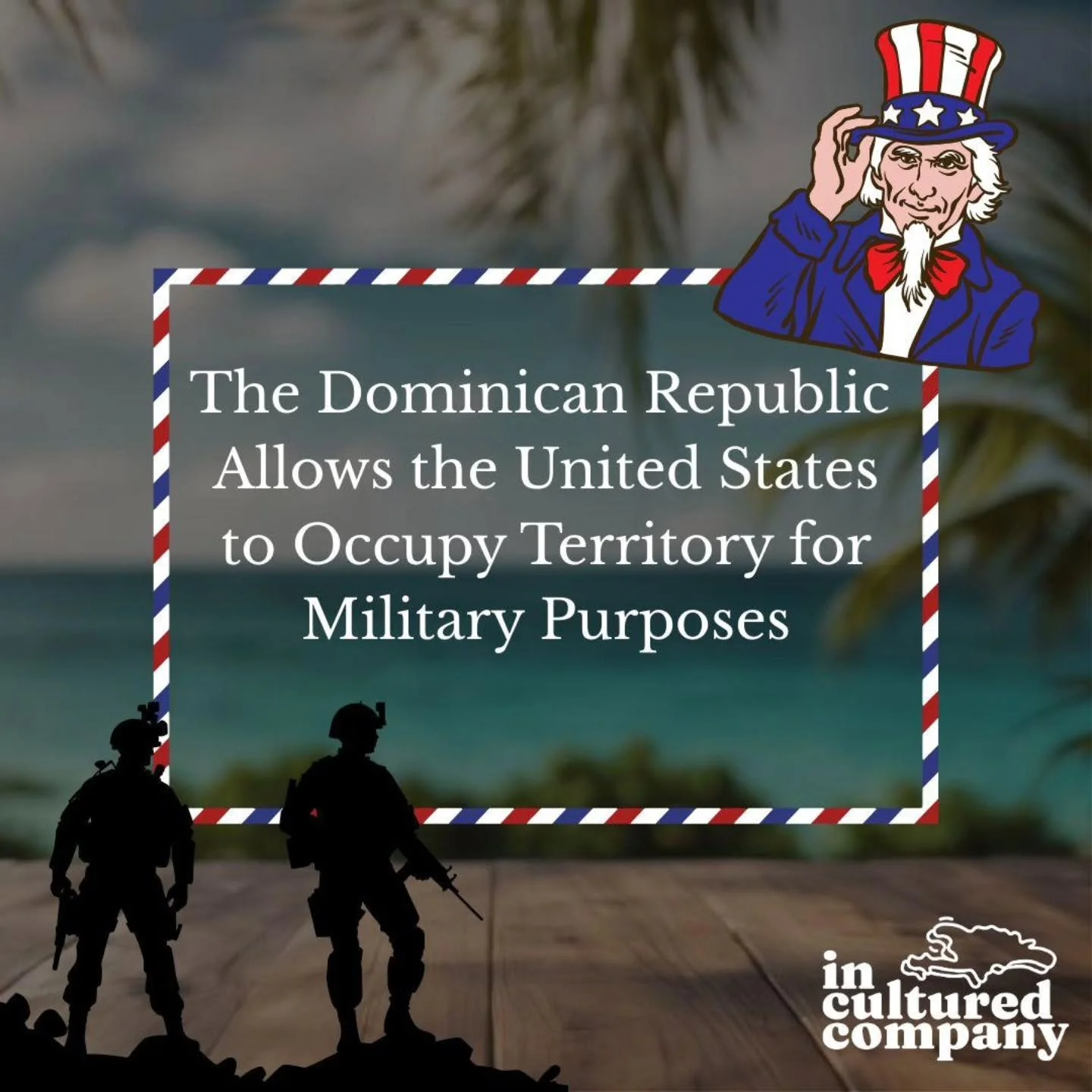 In Cultured Company denounces Abinader&rsquo;s decision to allow the US military access to Dominican territory to continue their illegal drug war on Venezuela and the Caribbean. 
What other interests do you think the Dominican government has in suppo