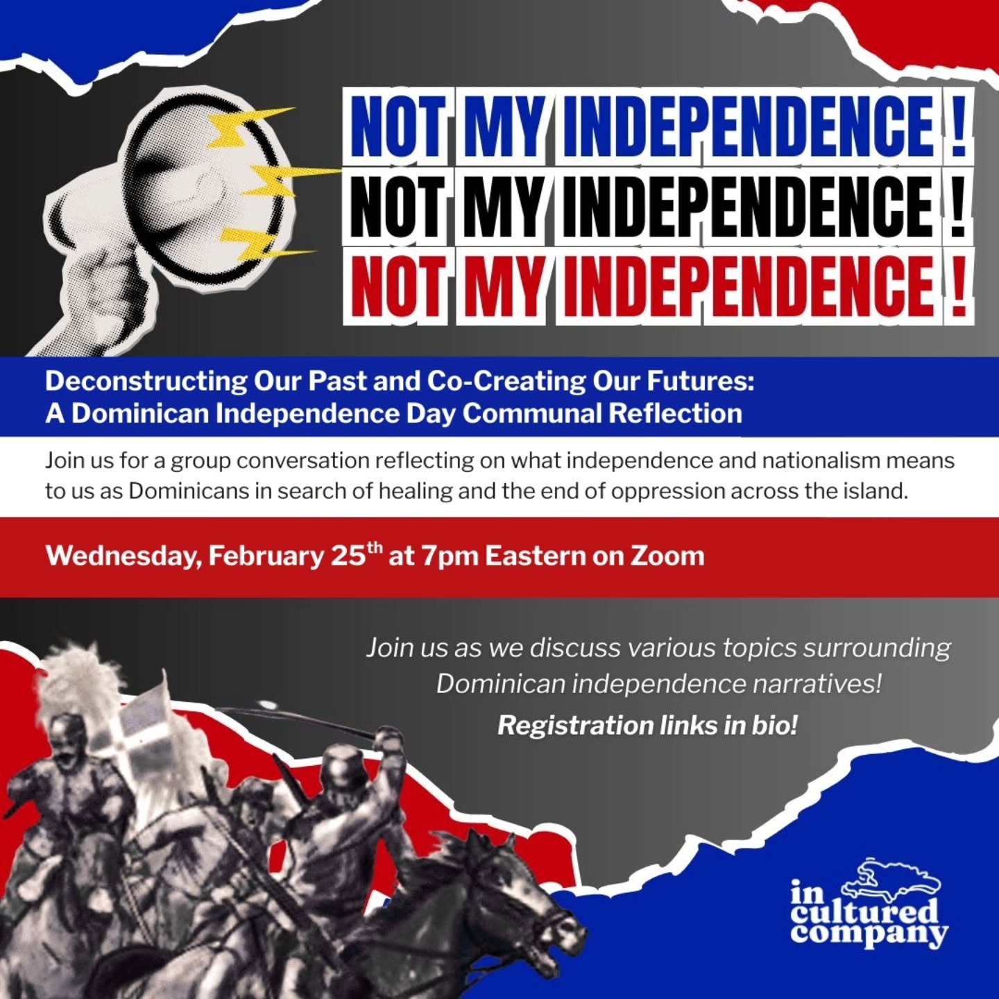 Thanks to everyone who participated in our Boozy History event last week! Join us as we continue to explore themes of independence, nationalism, Dominican identity, and transnational politics on our island as we approach February 27th. Next up.....

