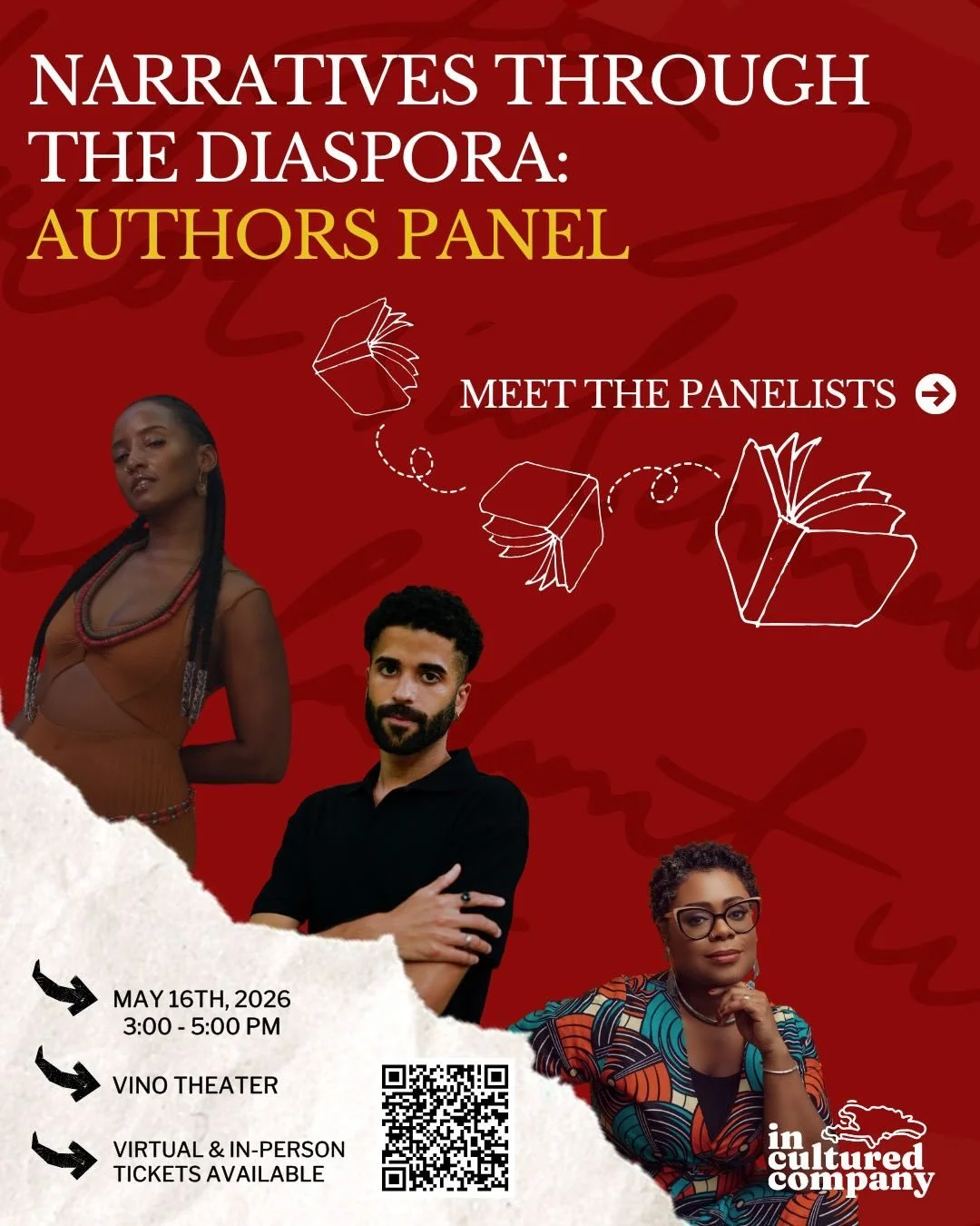 Meet the voices behind the stories. 🌿🖤

We are honored to welcome these three extraordinary authors to Narratives Throughout the Diaspora: Authors Panel. 

✨ Ibi Zoboi, author of American Street
✨ Alejandro Heredia, author of Loca
✨ Yaissa Jimenez,