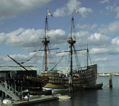 Mayflower II docked in Plymouth