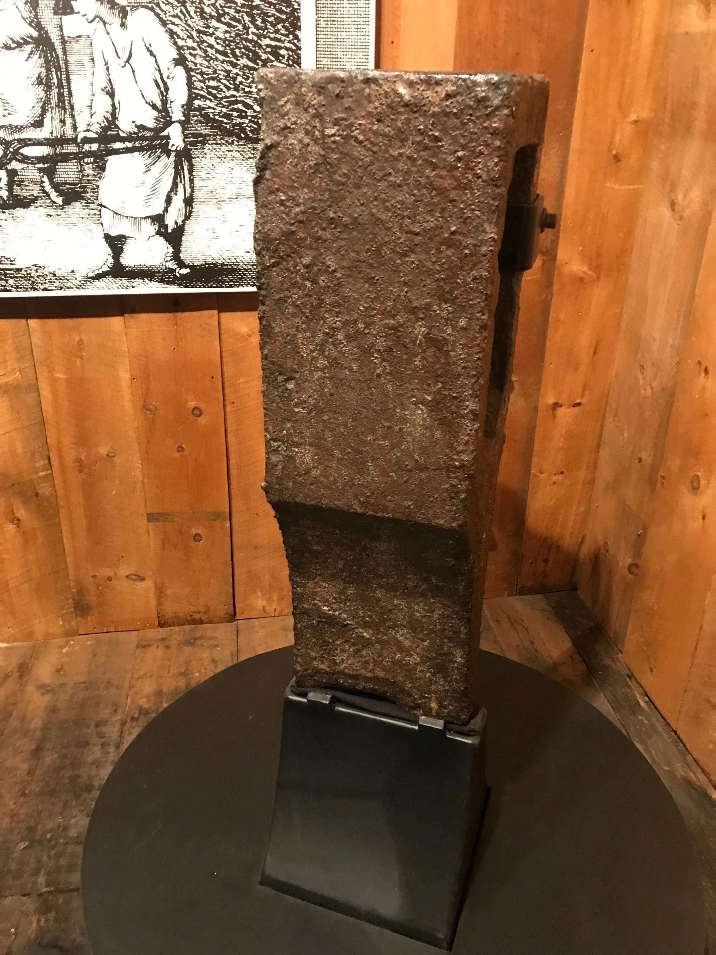 500-550 pound trip hammer at Saugus Ironworks