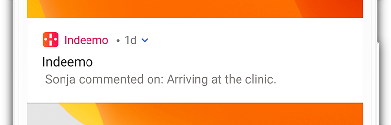 Indeemo notification app