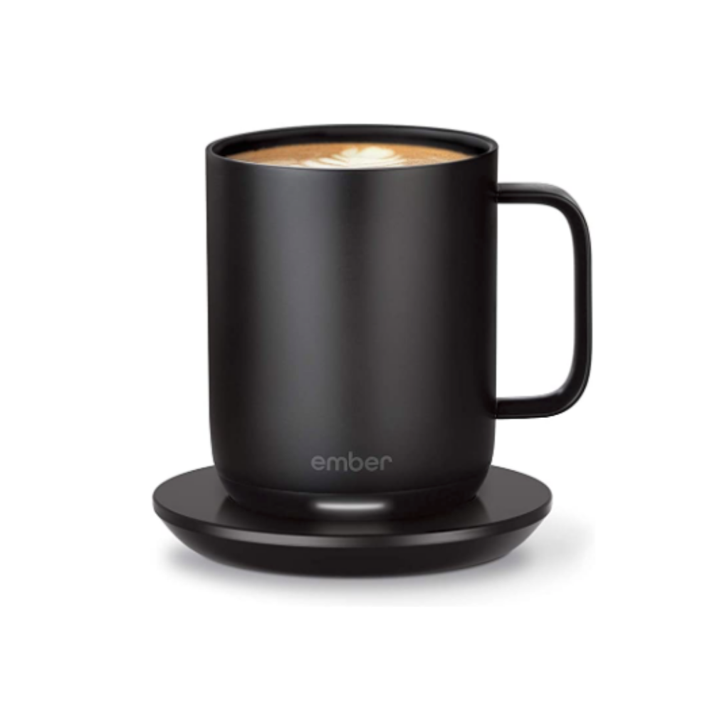 Temperature control smart mug. No more cold cups of coffee.