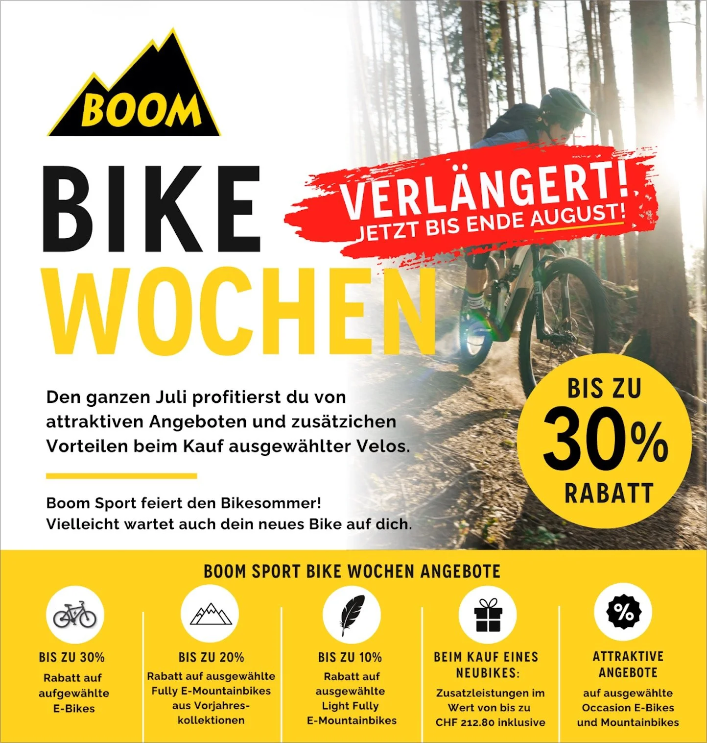 Boom Sport Bike Wochen