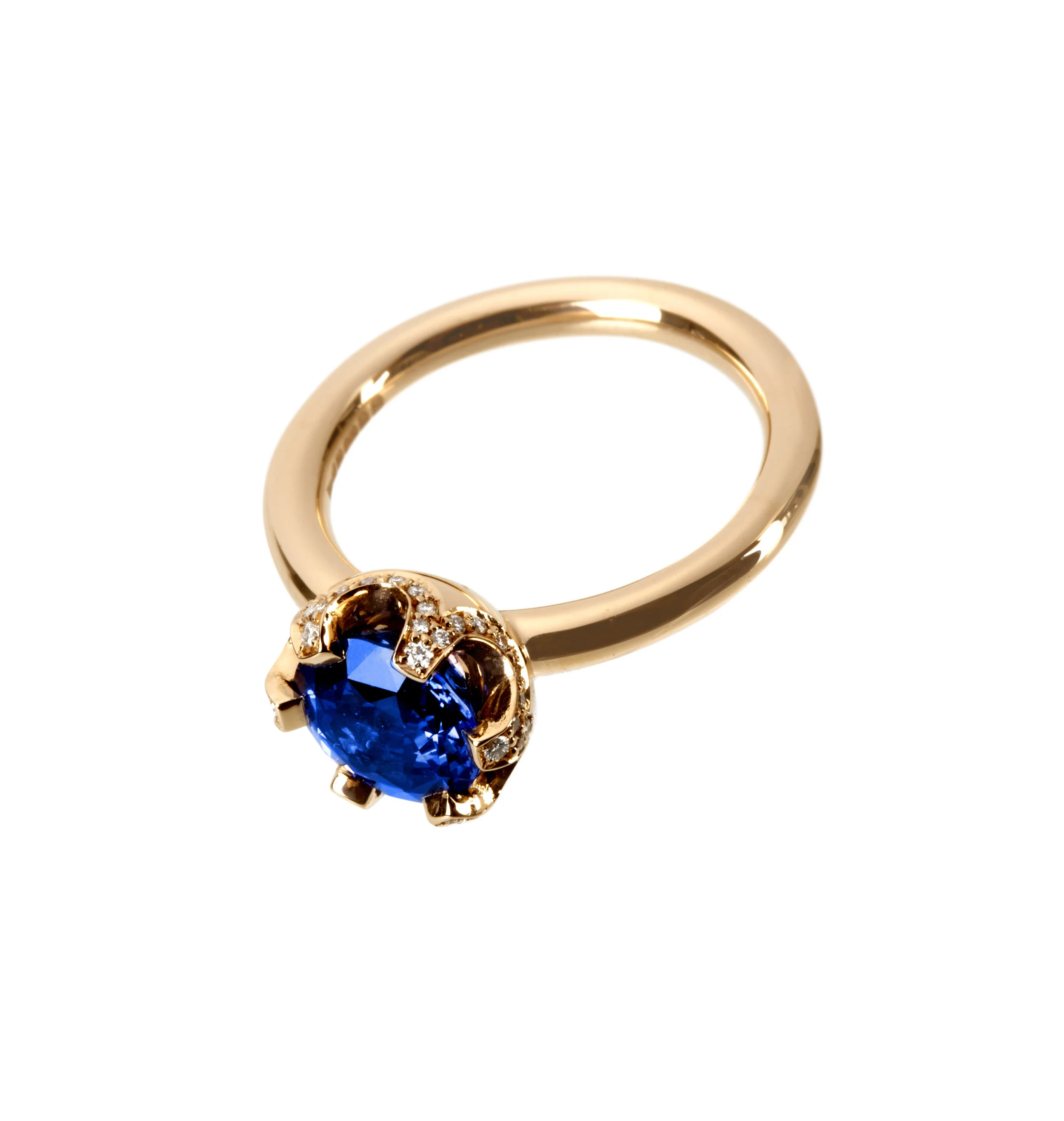 Nathalie Rose Gold Engagement Ring