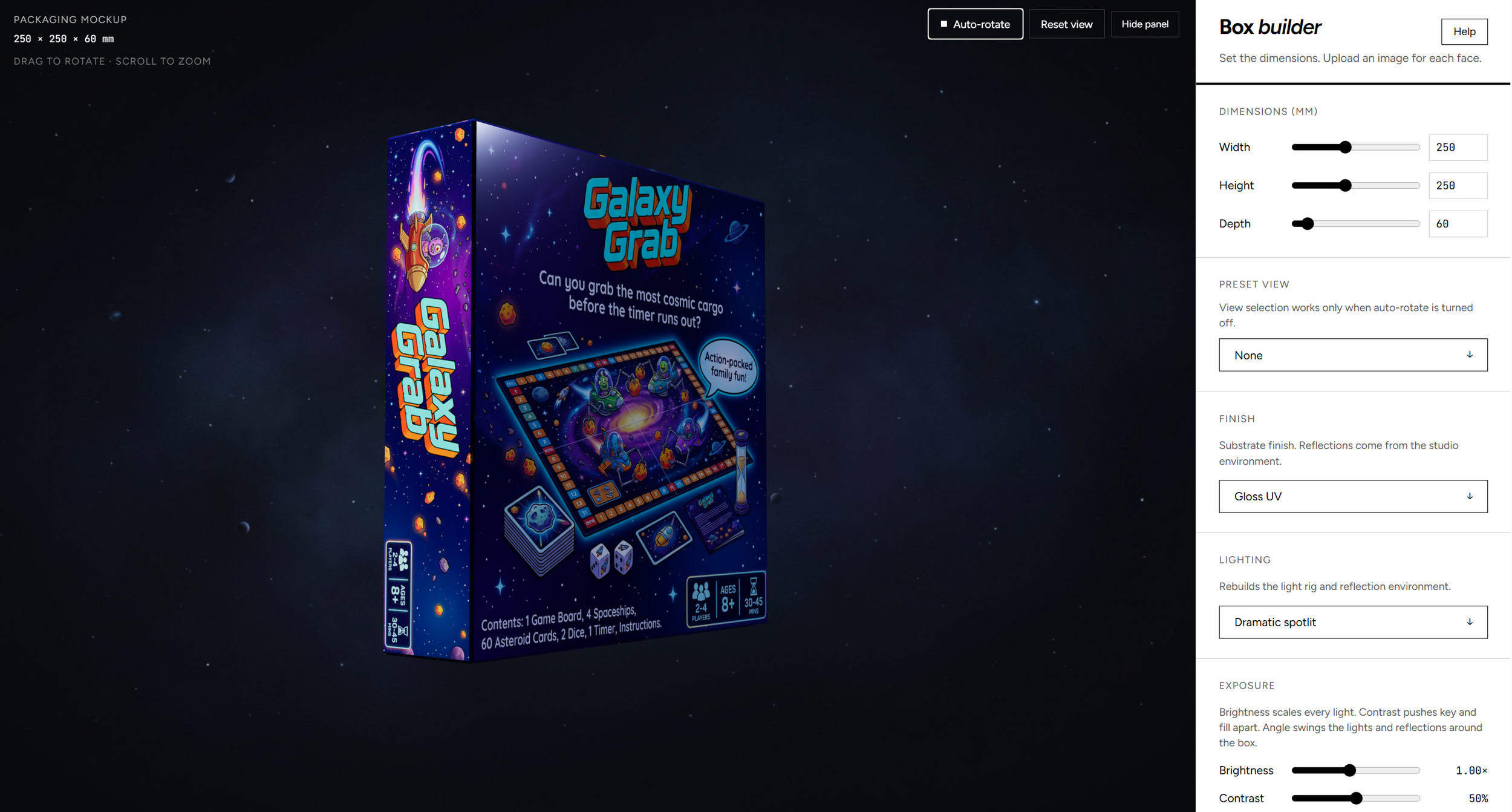 3D mockup generator