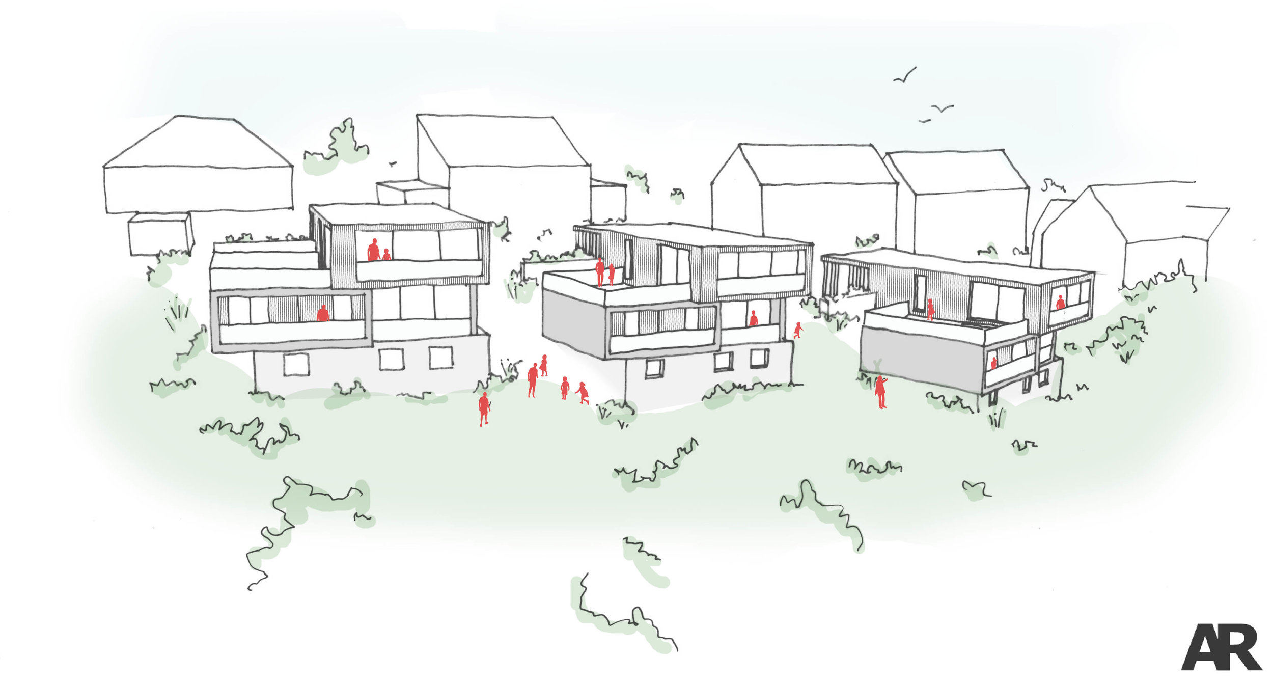 Scheme: Residential Development Location: Dorset Images: AR Design Studio Commencement: TBC. Completion: TBC. Landscape: Ibbotson Studios http://www.ibbotsonstudios.com