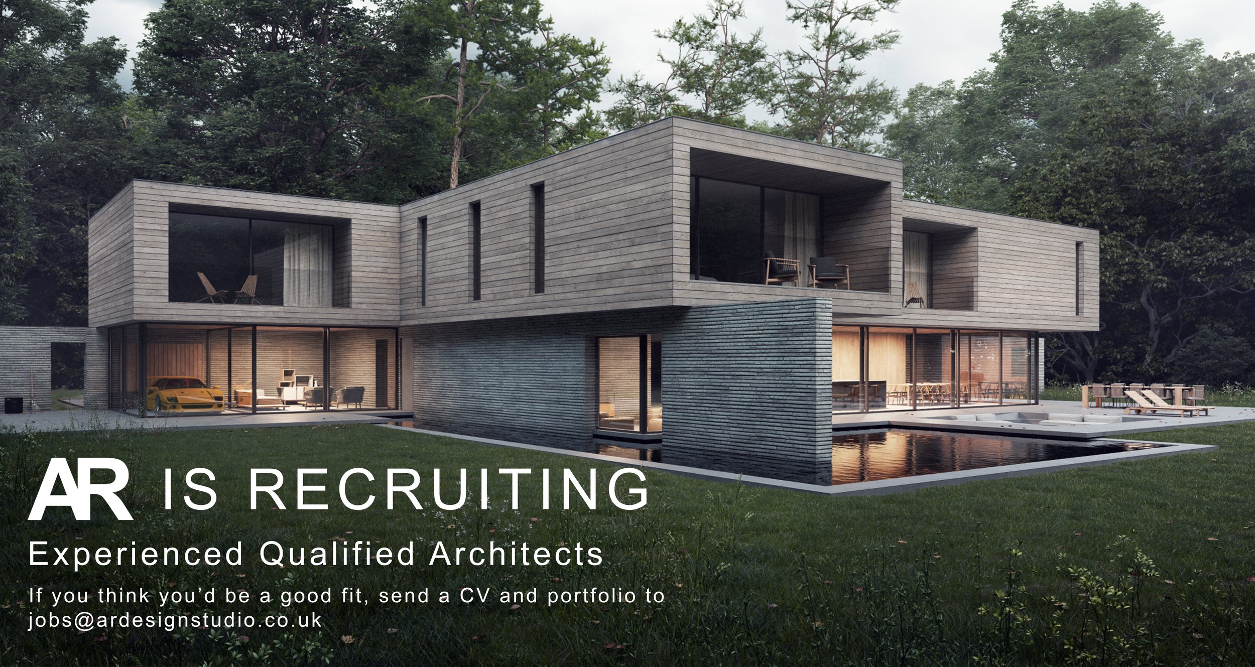 AR are looking for an experienced Qualified Architect to join the team!