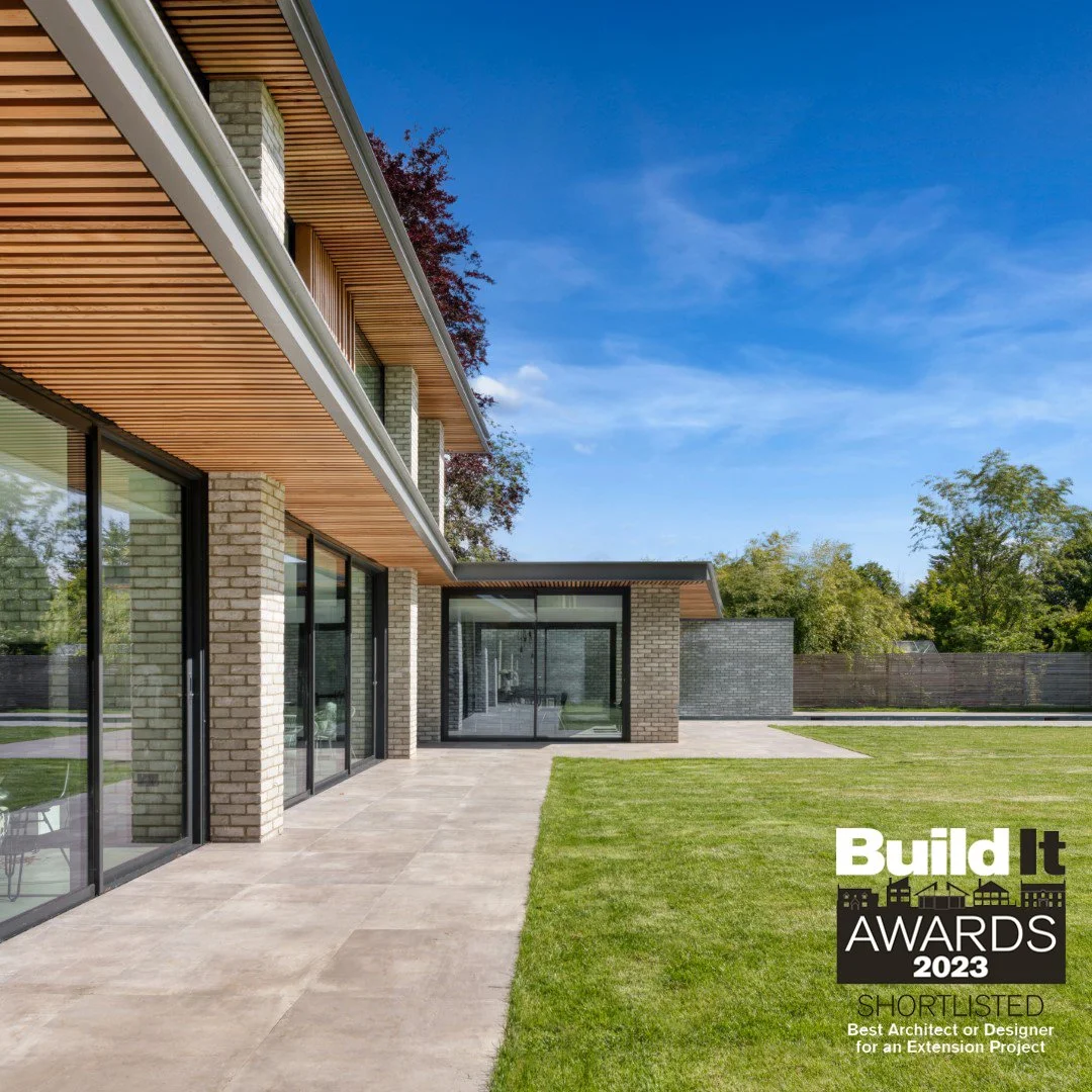 AR Design Studio have been shortlisted at the BuildIt 2023 Awards for Athlete's House!