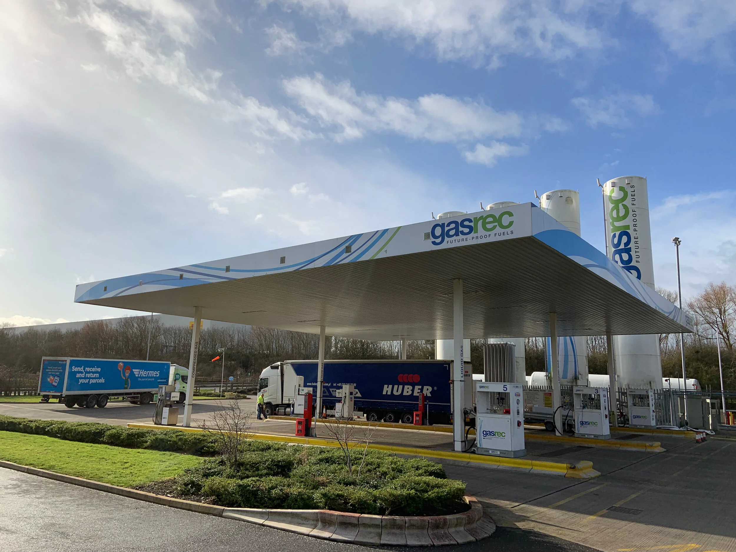 Gasrec infrastructure helps open UK doors for European haulier