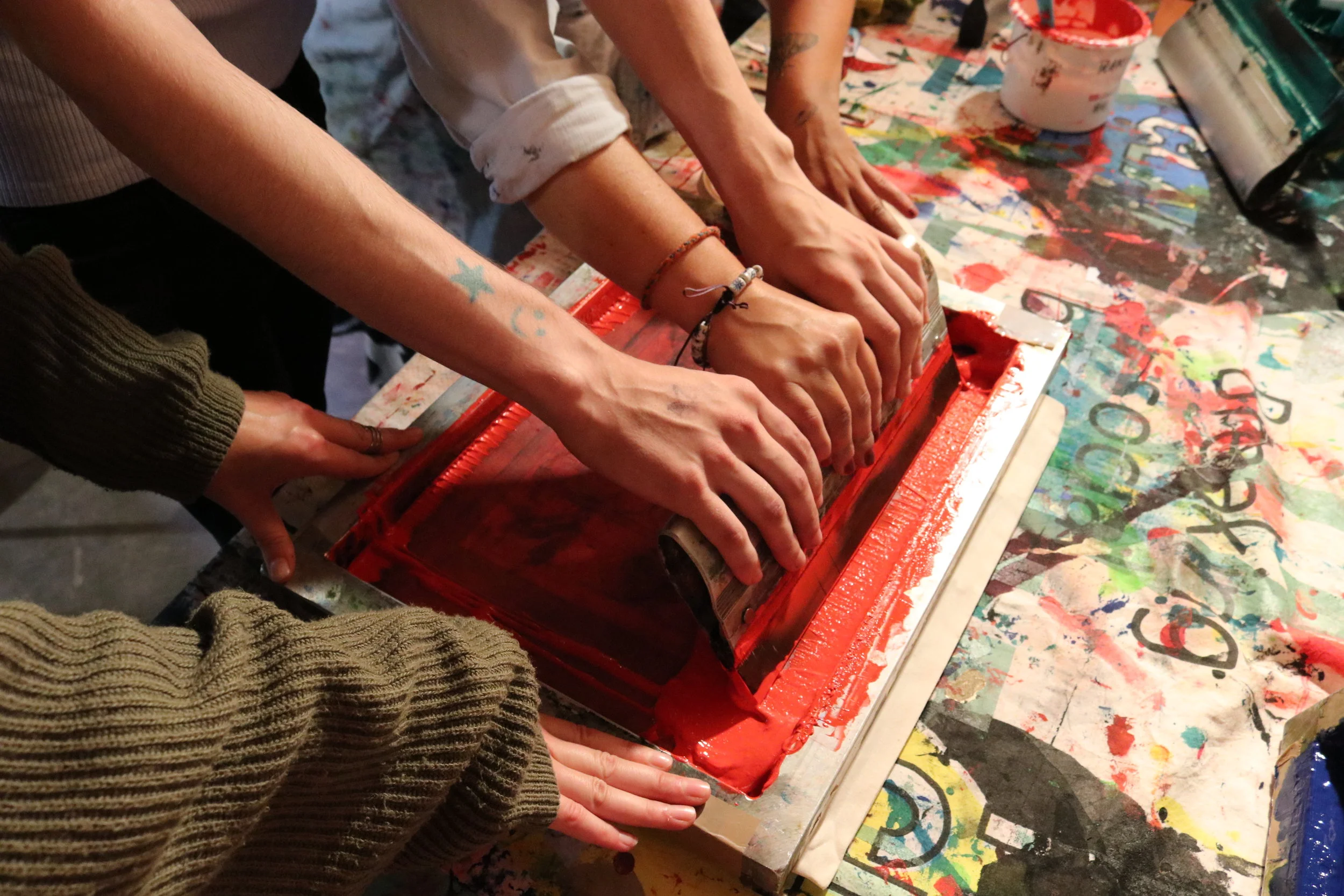 SUPER MARKET - Textile Printing Taster Sessions @ THE ENGINE WORKS