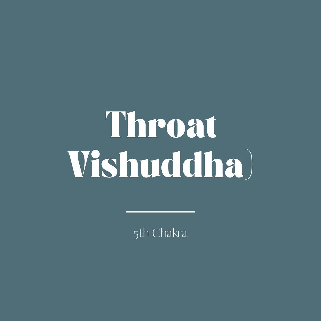 The throat chakra is our centre of communication, governing self expression; how we speak our truth with clarity and authenticity. In Sanskrit, Vishuddha  means &lsquo;purification&rsquo;, signifying the purifying vibrations of sound, the energy of t