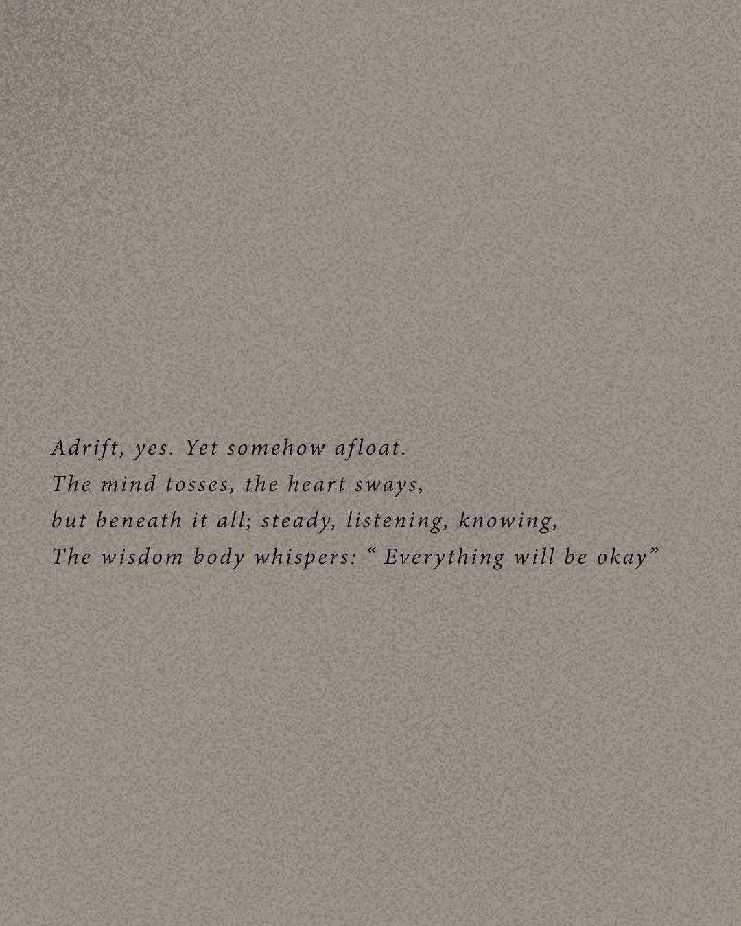 When this layer is clear, life feels guided from within. Your actions arise with a natural coherence, your attention resting in what is here.