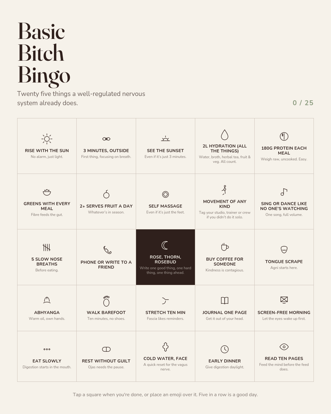 Basic Bitch Bingo 
