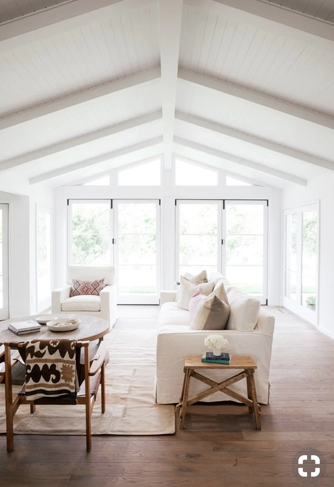 A Vaulted Ceiling: Oak Frame?