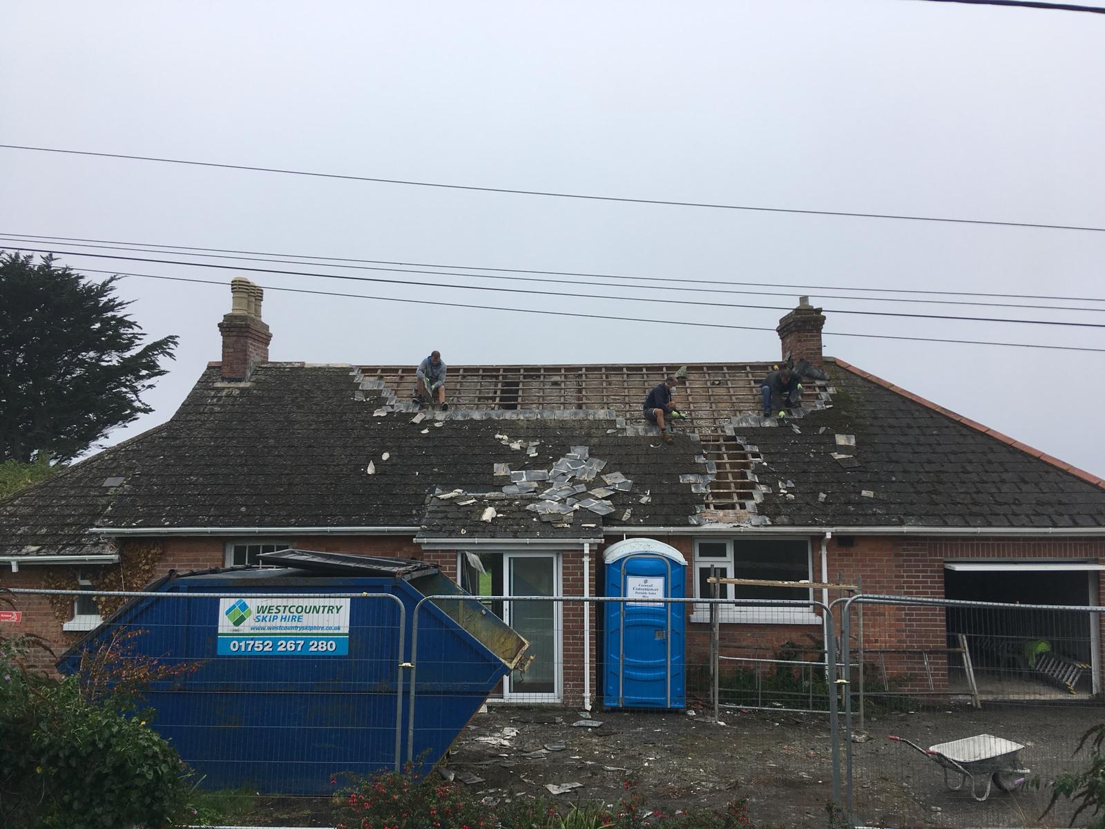 Stripping Roof Tiles (September 12th 2018)