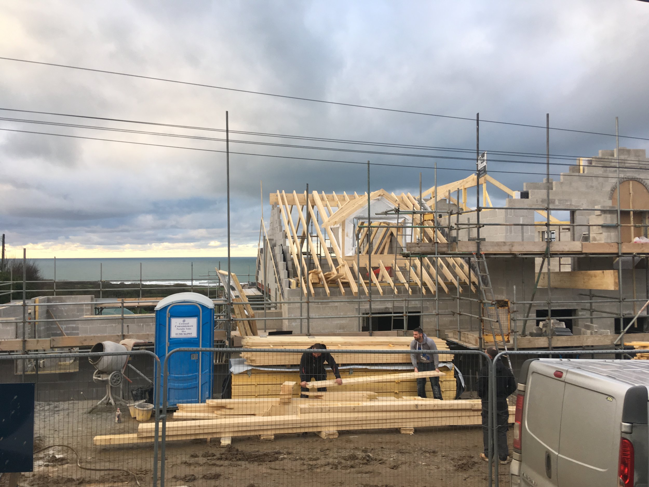 Roofing begins (March 8th 2019)