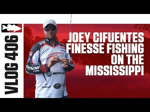 Joey Cifuentes Finesse Fishing on the Mississippi - TW VLOG #406 (Copy)