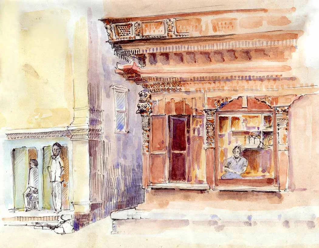 Kathmandu Carved Corner