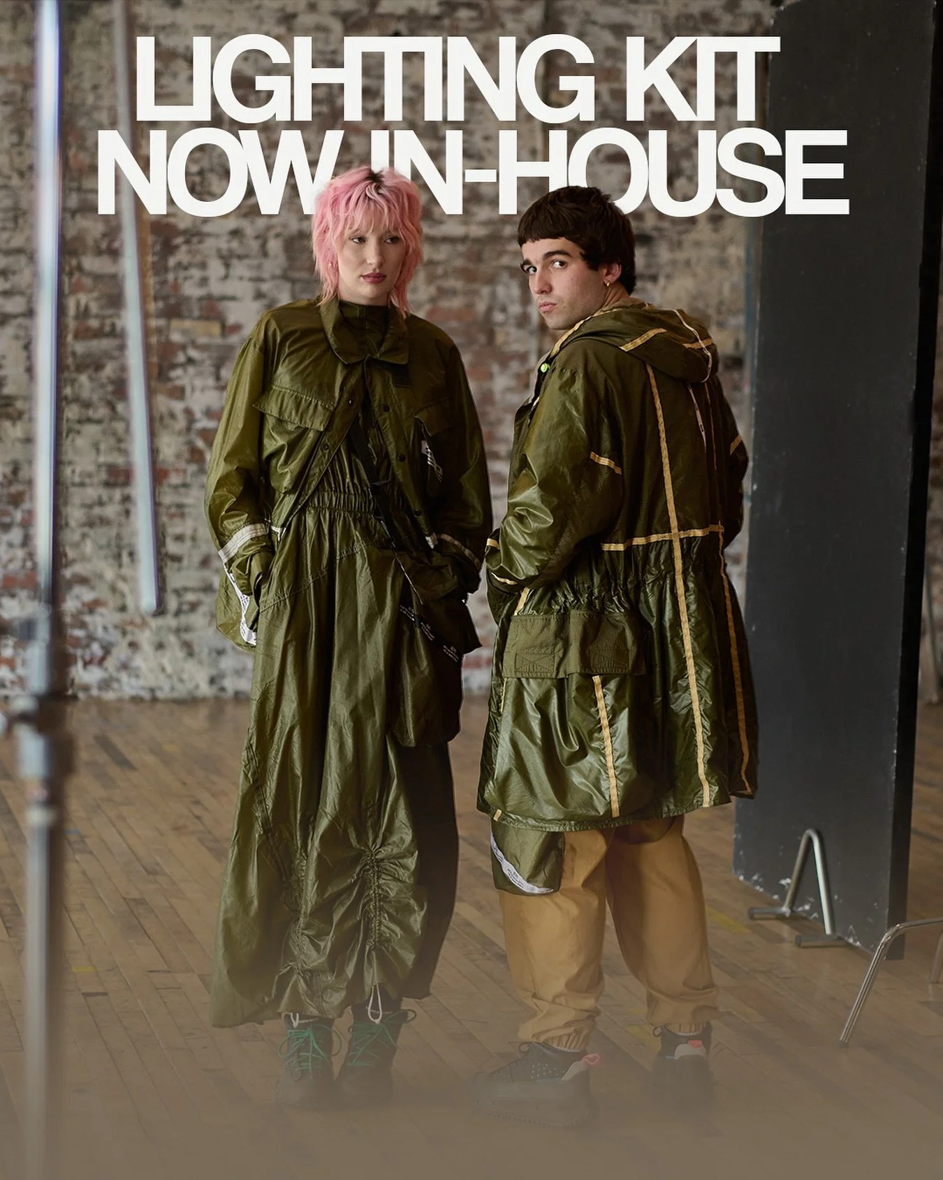 LIGHTING KIT NOW IN-HOUSE 💡🚨
In collaboration with @luminous.television 

Photographer: @sonnymccartney
Models: @luurrchh @evawarddaley
Hair: @teddi.hair @razorandroot
Makeup: @akhsabegum_makeup
Lighting/Studio Asst: @harveyjhorne
BTS &amp; Studio 