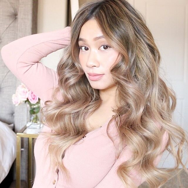 My updated hair curling tutorial just went live on the channel, link in bio and saved under &ldquo;beauty&rdquo; in highlights 💕