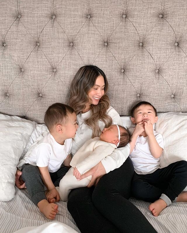 Finally, a decent photo with all 3 of my babies together, I love these kids so much it hurts! Motherhood is so incredibly special. 🥰❤️❤️❤️