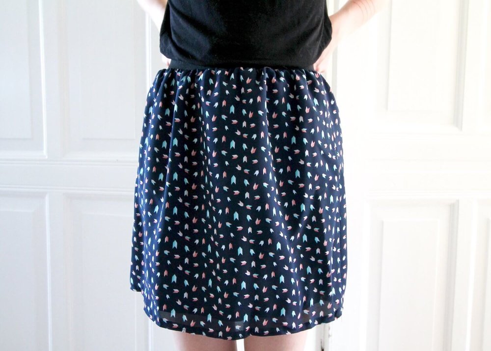 Sy-selv: Simpel nederdel med sommeren. — Flair