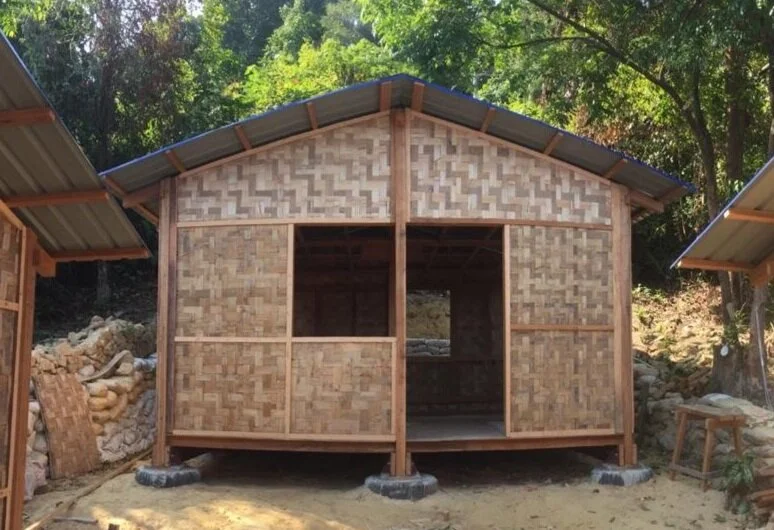   Park staff accommodation  Lampi Park, Myanmar 