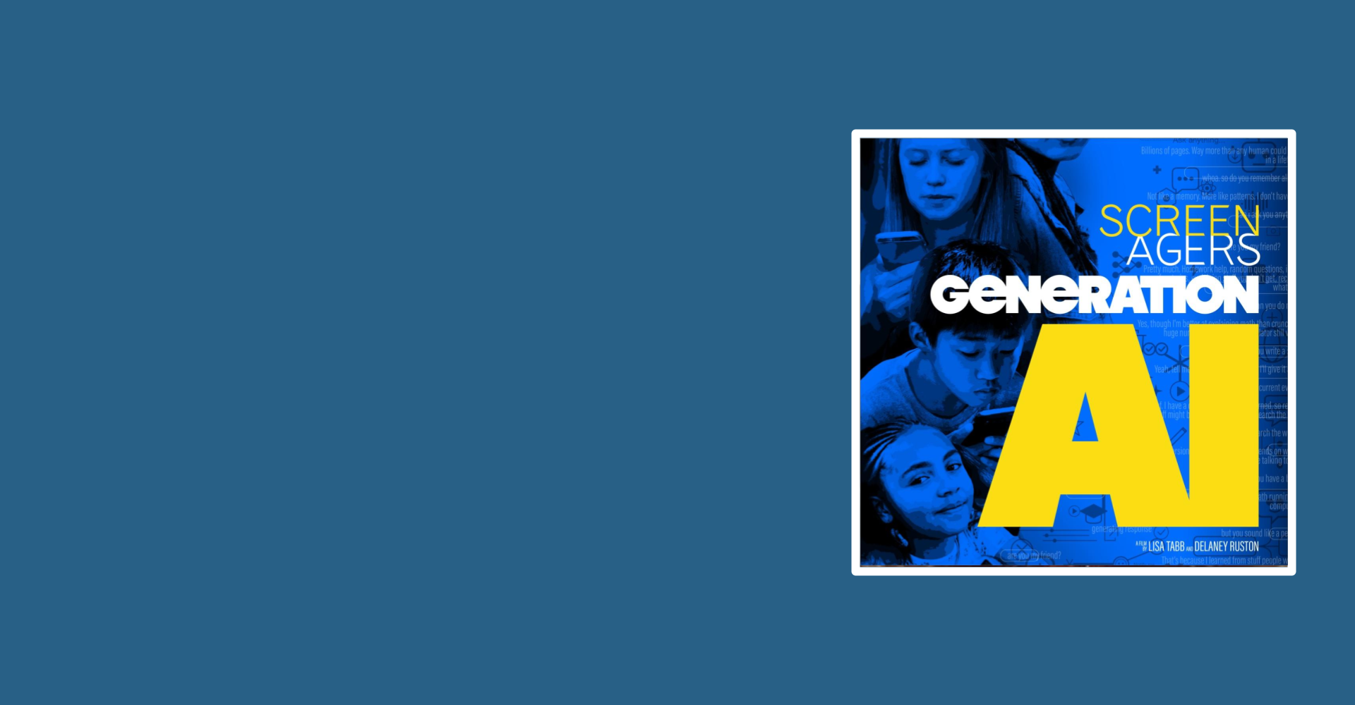 Screenagers: Generation AI