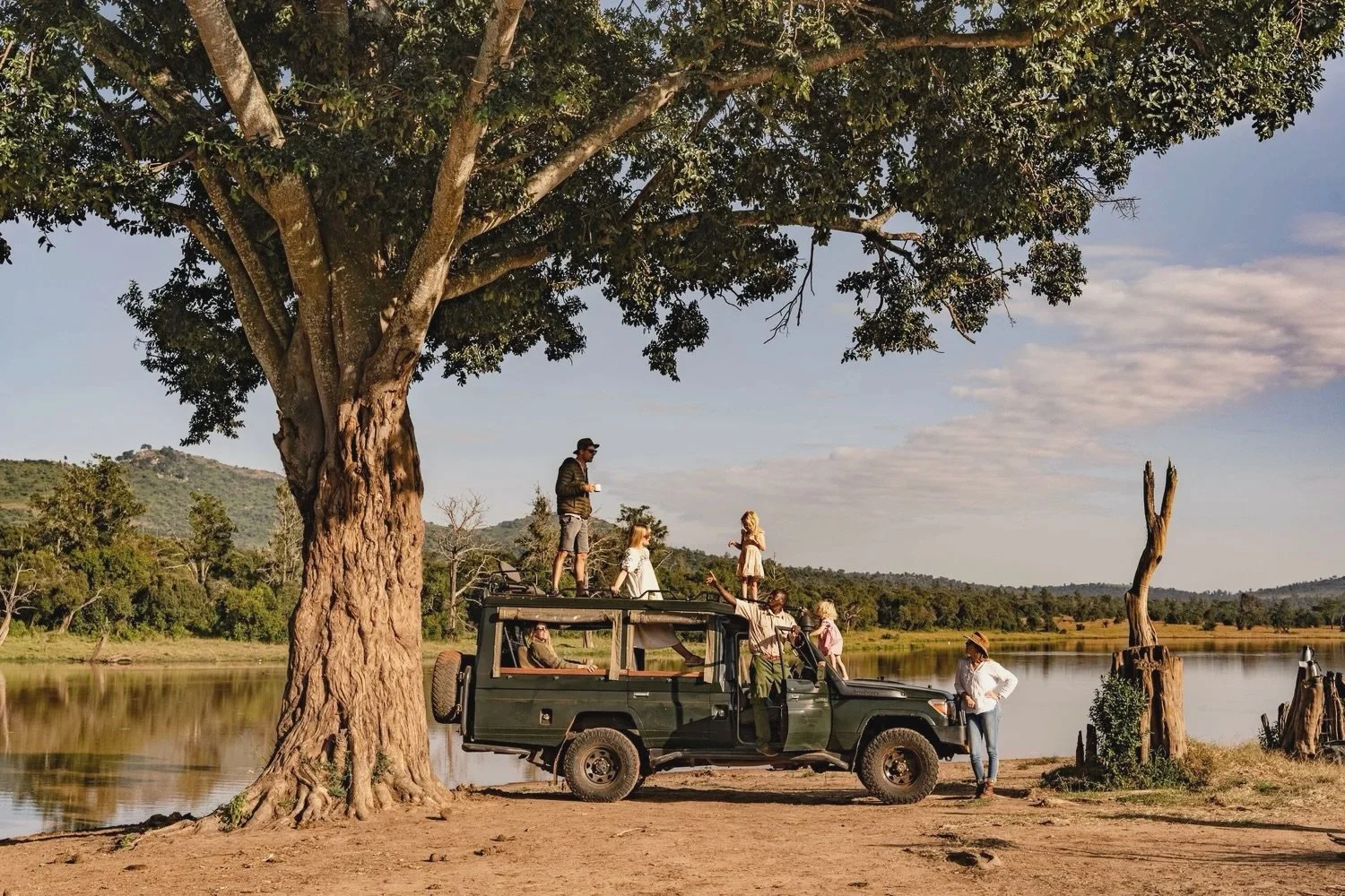 One of the nicest things about safari with children is watching how quickly they settle into bush life.

By day three they&rsquo;re spotting tracks, chatting to the guides, climbing onto the vehicle roof for a breakfast hot chocolate and asking endle