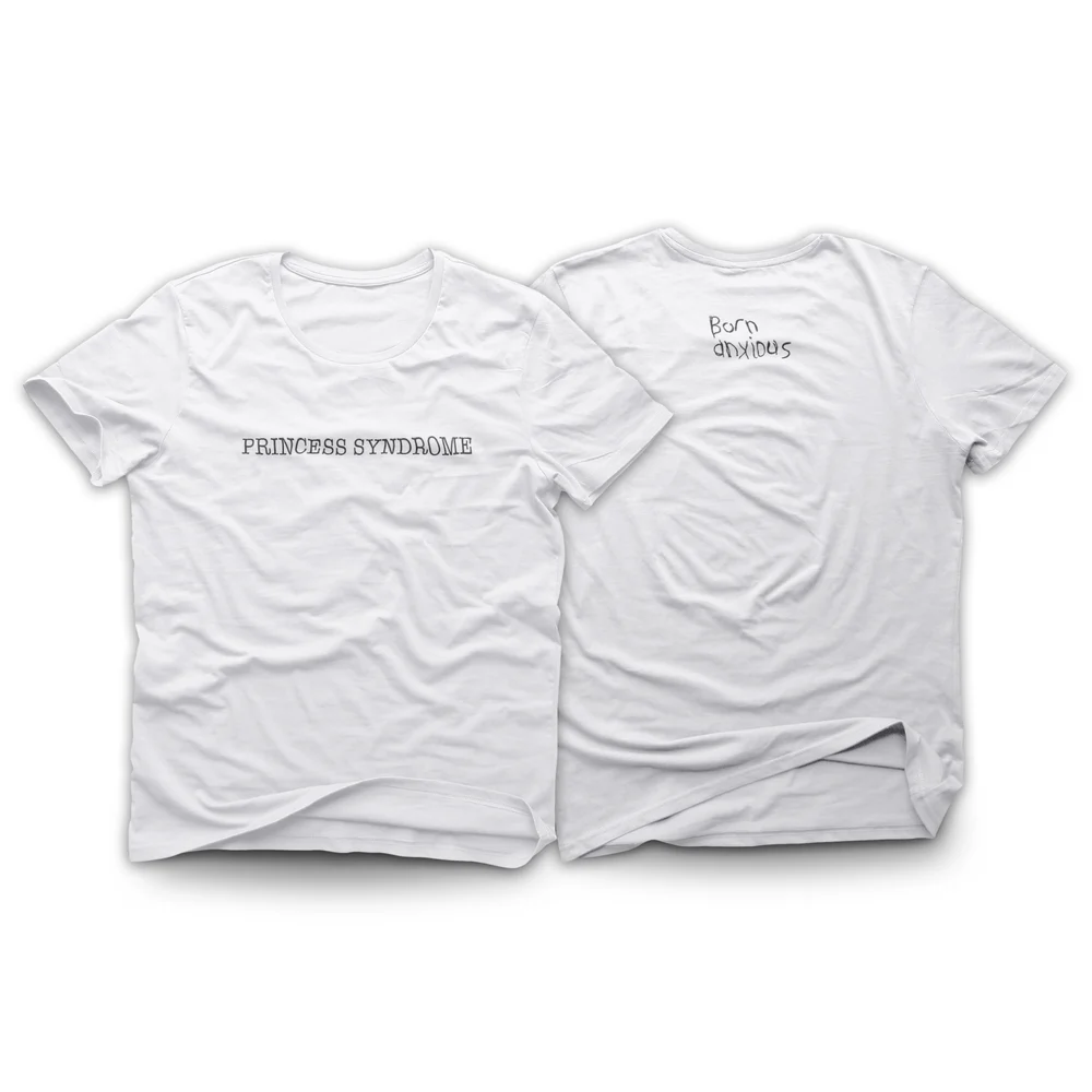 Born Anxious Adult Princess Syndrome T Shirt Born Anxious