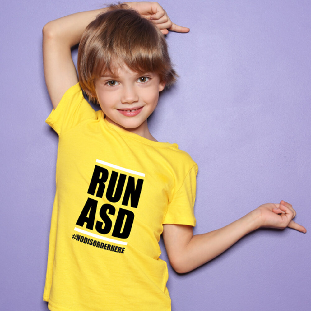 Gurgle jorden Menstruation RUN ASC / RUN ASD T-shirt - Various Designs - All Sizes — Born Anxious