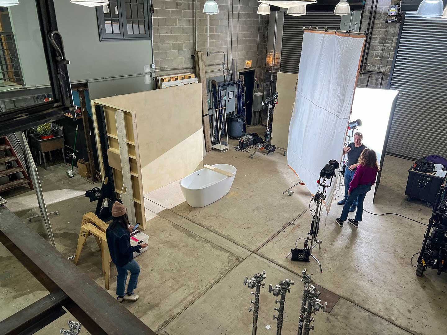 Drive-In Set Build at Bond Street Studio