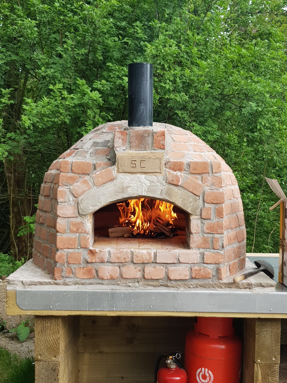 Pizza Oven at Spring Cottage Cafe
