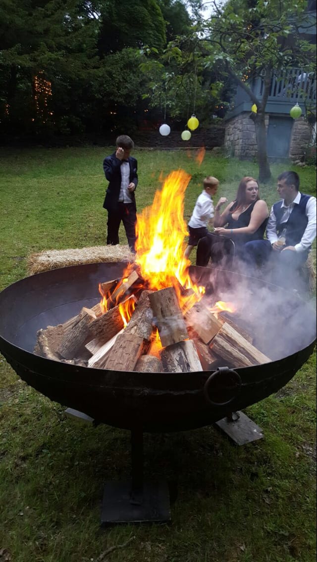 Party Fire Pit in the Lancashire Woodlands