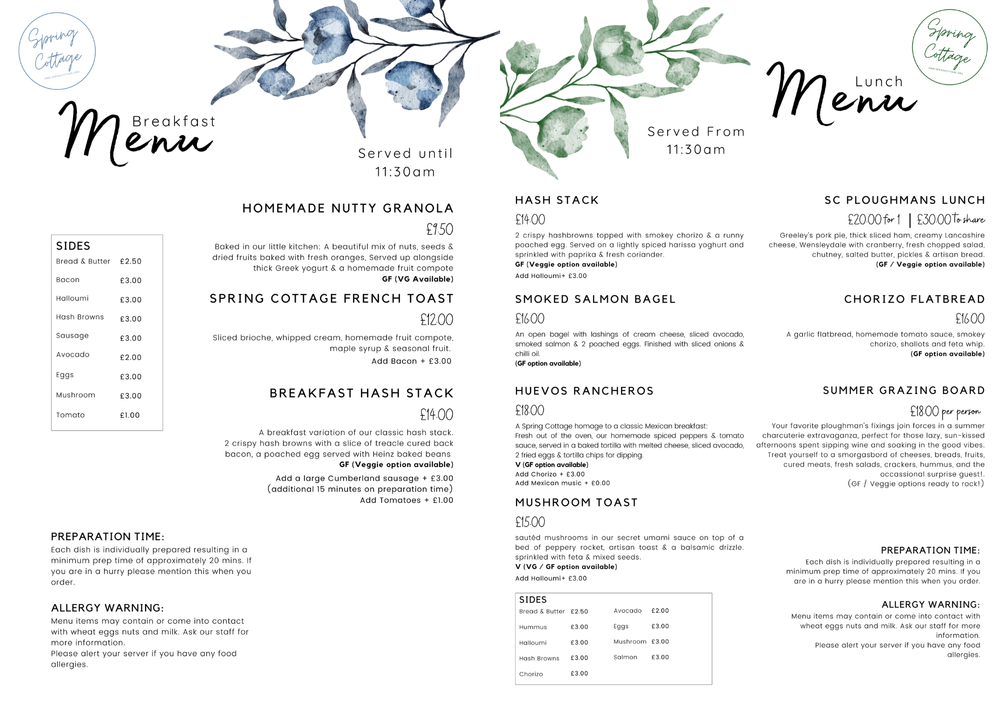 Organic Food in Rural Lancashire — Spring Cottage - Weddings, Parties ...
