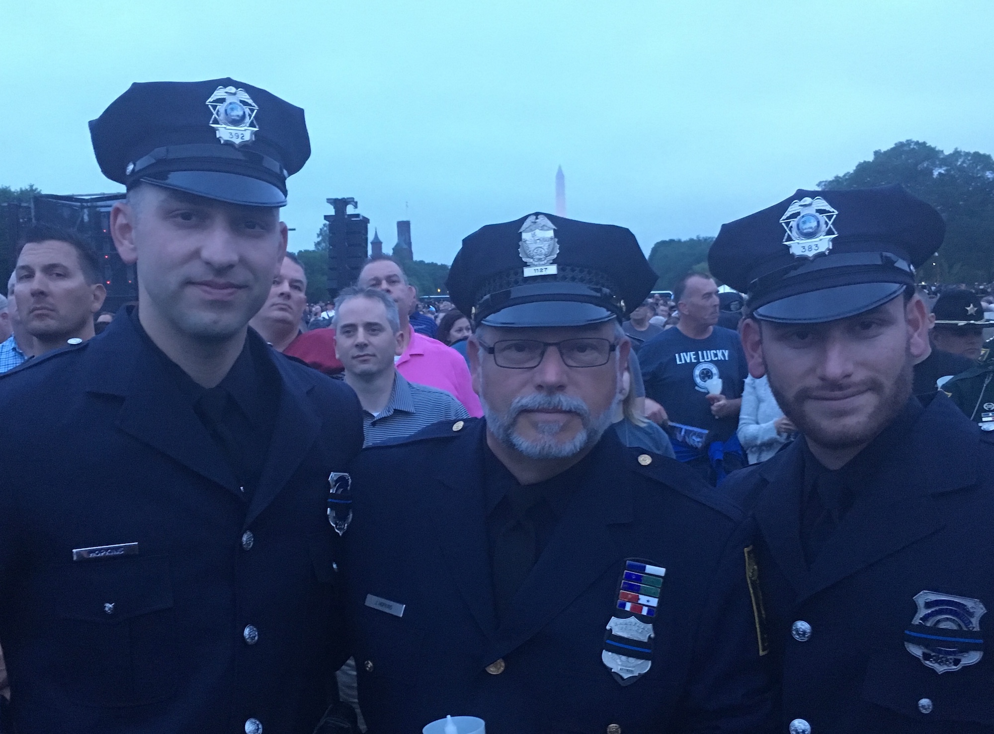 Deputies at an event