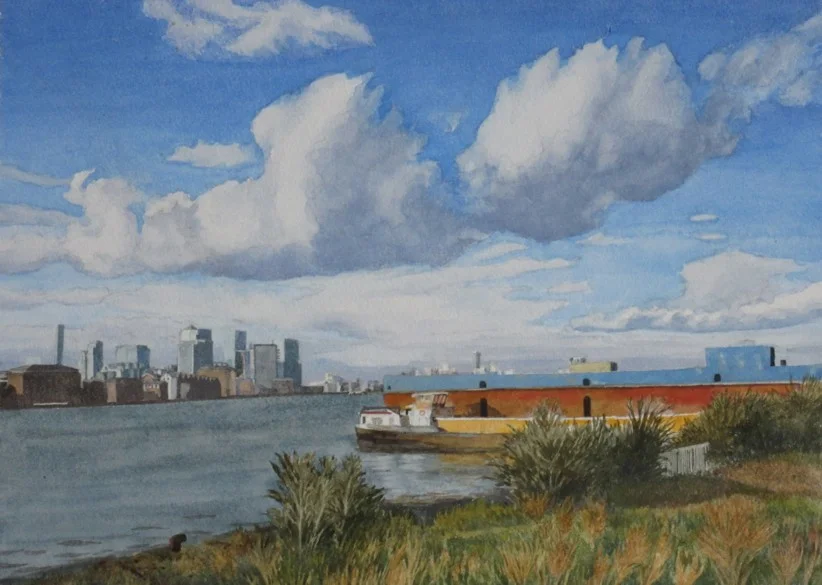 The Thames at Morden Wharf