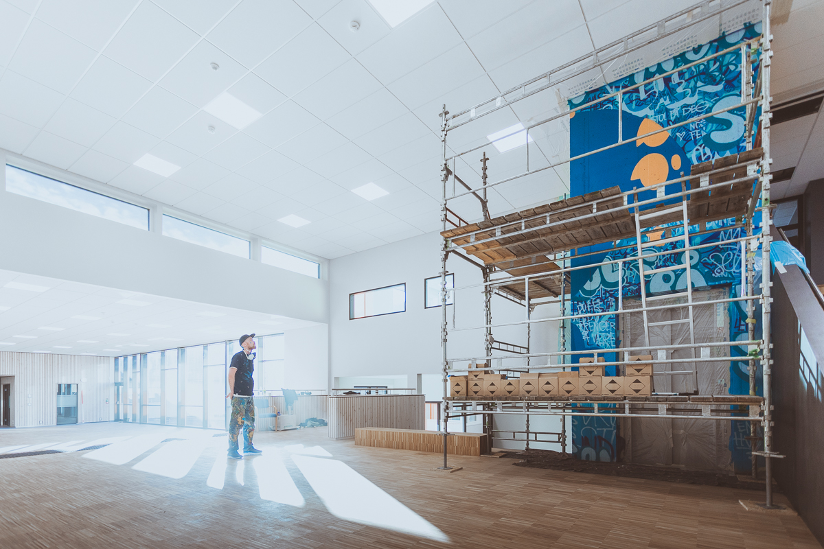 Utsmykning for Mælan Skole Ståle Gerhardsen