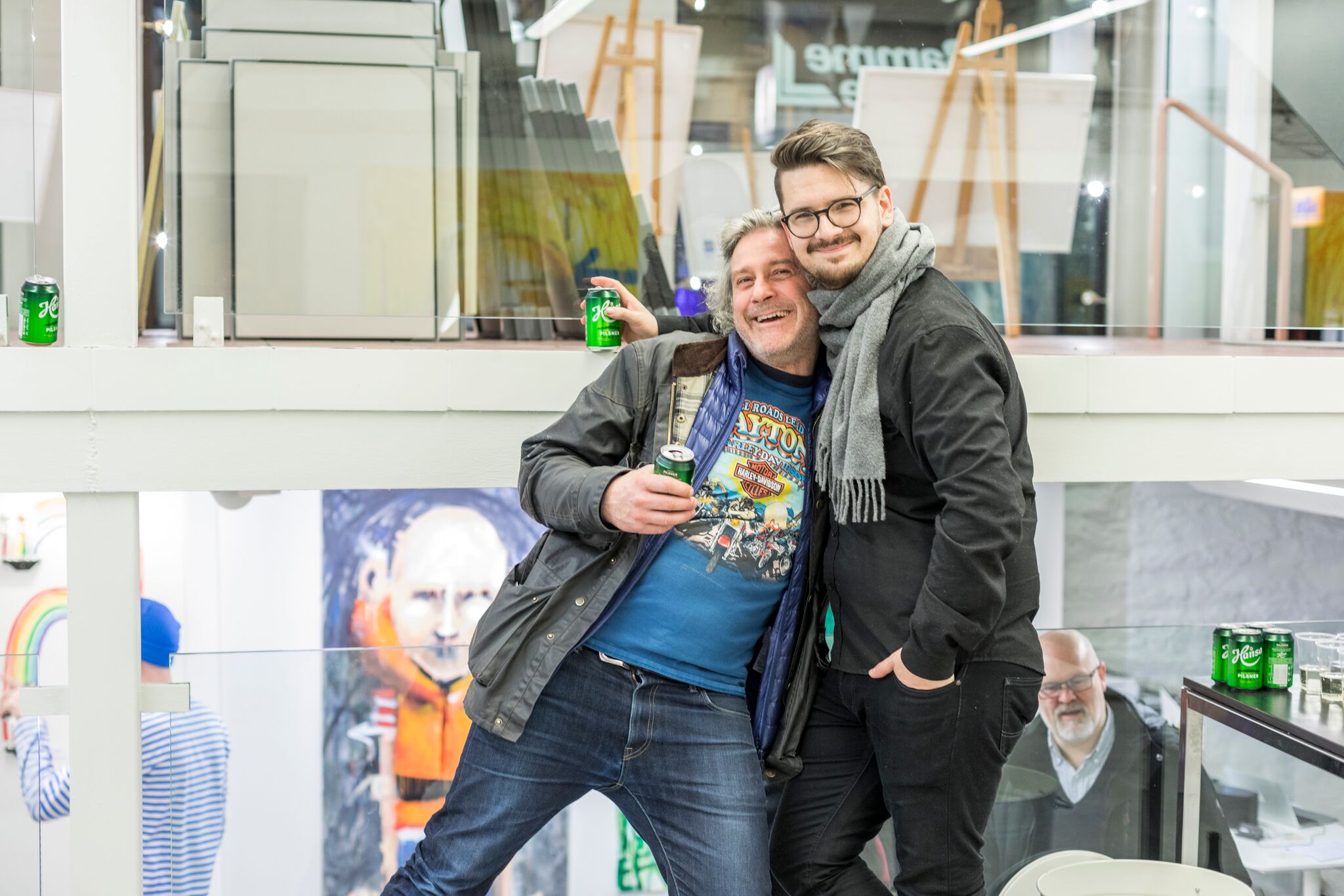 En ordentlig koselig kveld på jobb der altså!