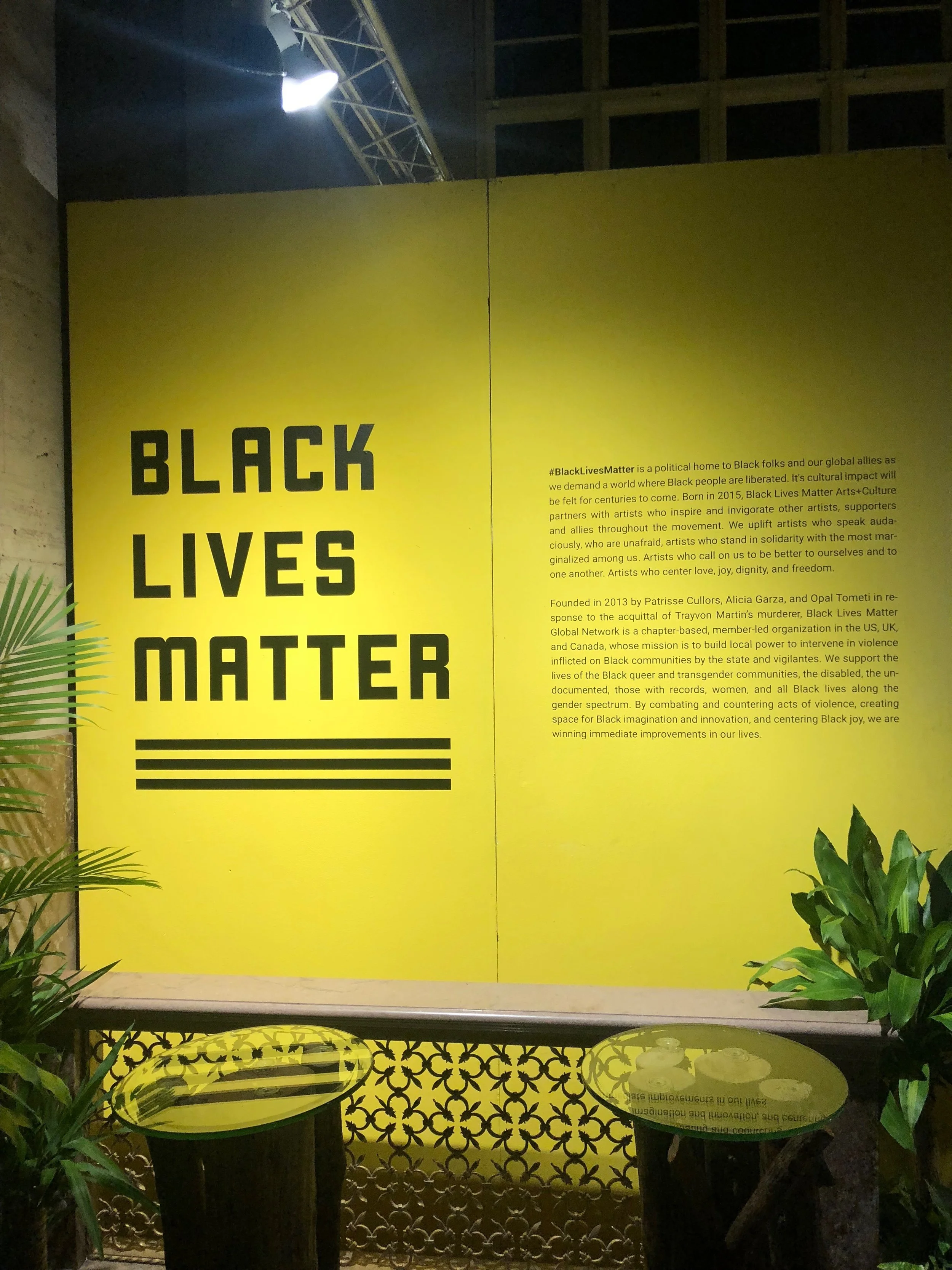 Black Lives Matter Art Basel Gallery Prizm