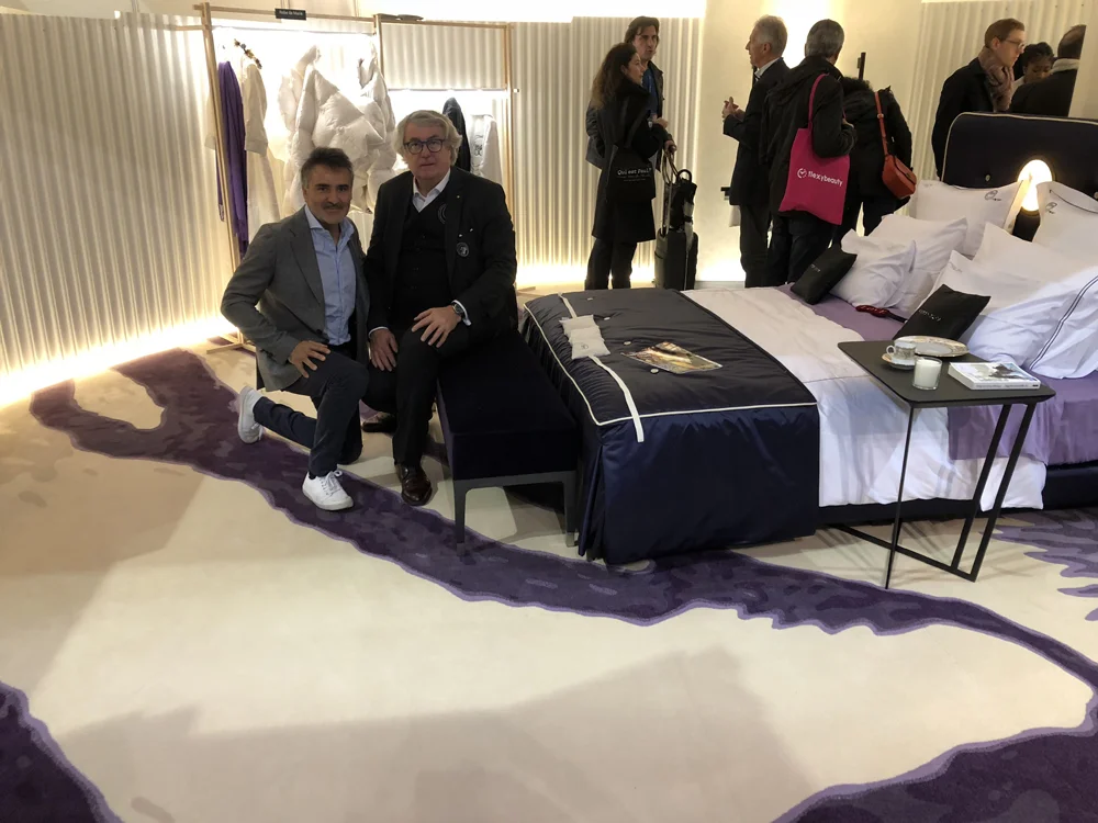 Stéphane Houdet, Champion de Tennis fauteuil, Parrain de la Senses Room et son concepteur Francis van de Walle