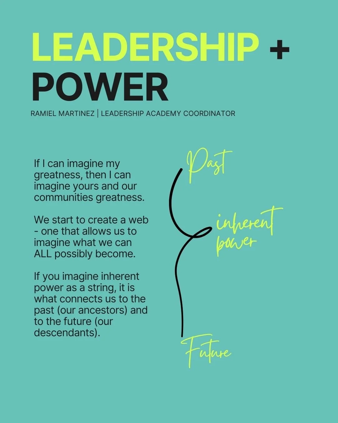 This month we share with you our action around Leadership.

When you imagine leadership, what do you see? What type of person or people manifests in your mind? How would you feel around this person or these people?

Find out on the blog - article by 