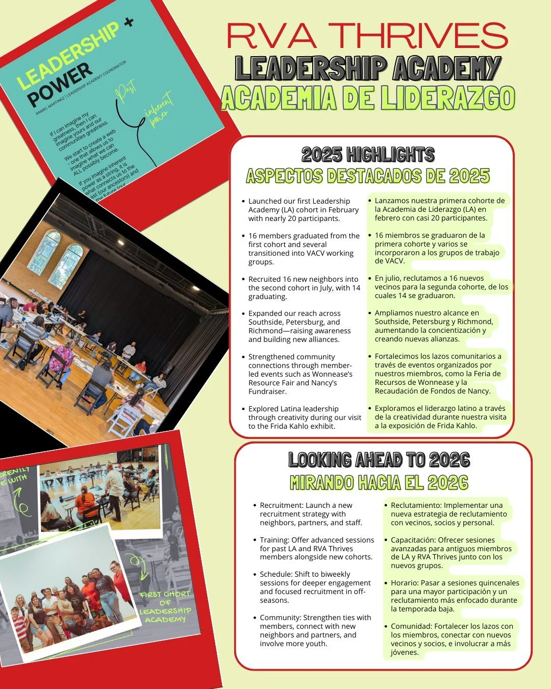 Leadership Academy Highlights and Looking Ahead.

#vacv #redcarpet #gallerywalk