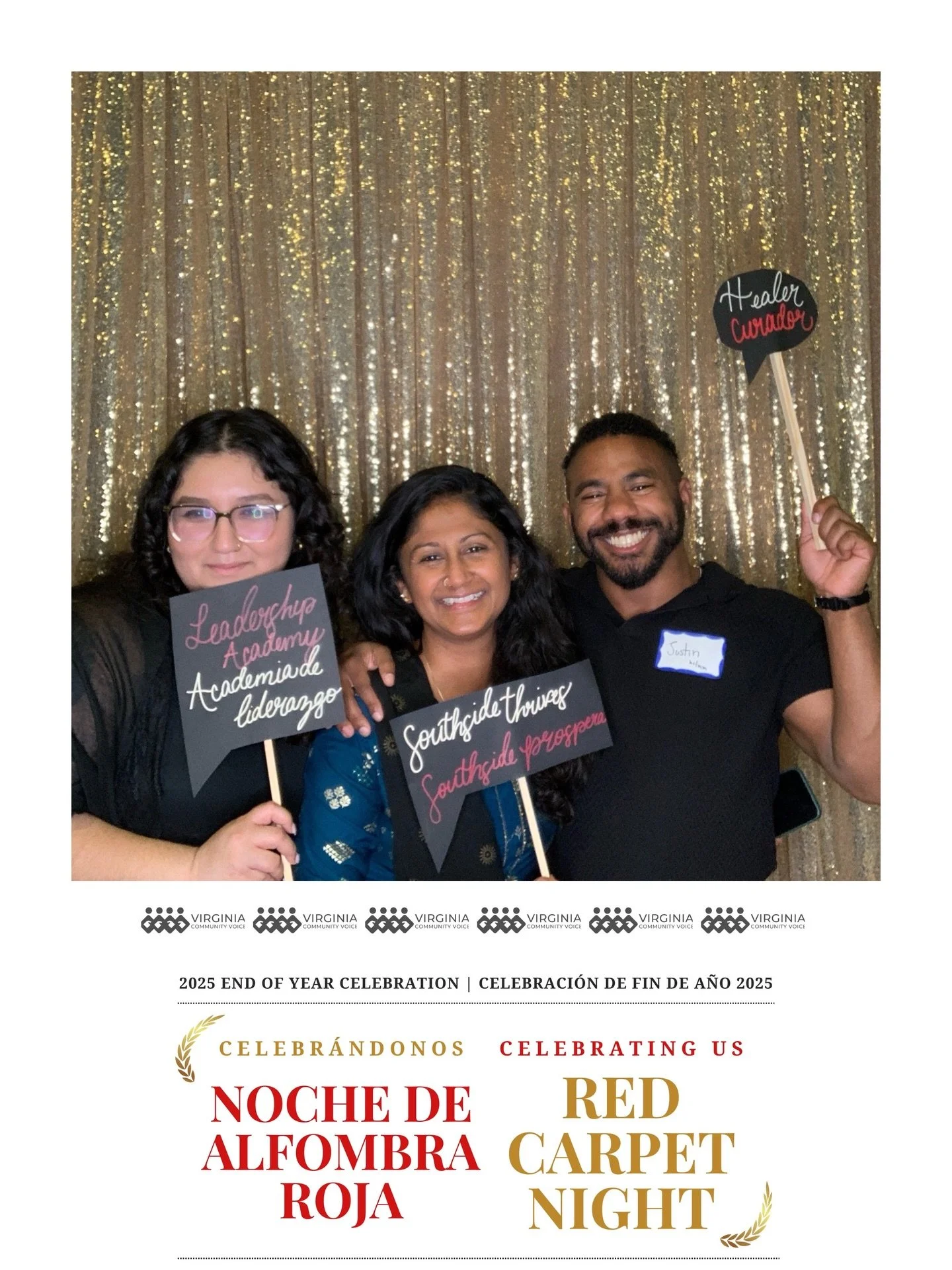 Big props to this crew - Ramiel + Rupa + Justin - who put together our red carpet end-of-the-year celebration! 

#endofyearcelebration
#celebrateus #vacv