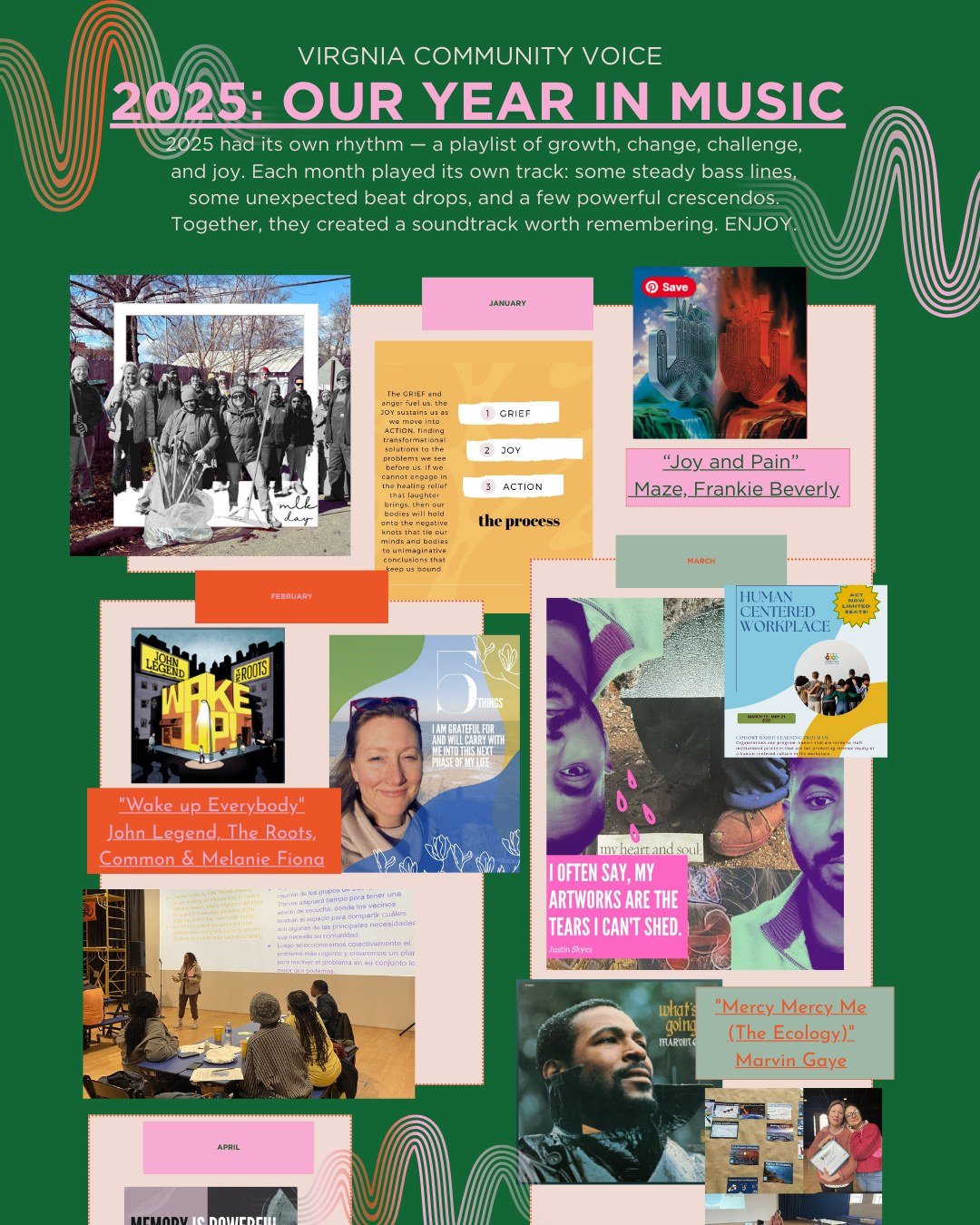 Check out our last blog post of 2025!

2025 had its own rhythm &mdash; a playlist of growth, change, challenge, and joy. Each month played its own track: some steady bass lines, some unexpected beat drops, and a few powerful crescendos. Together, the