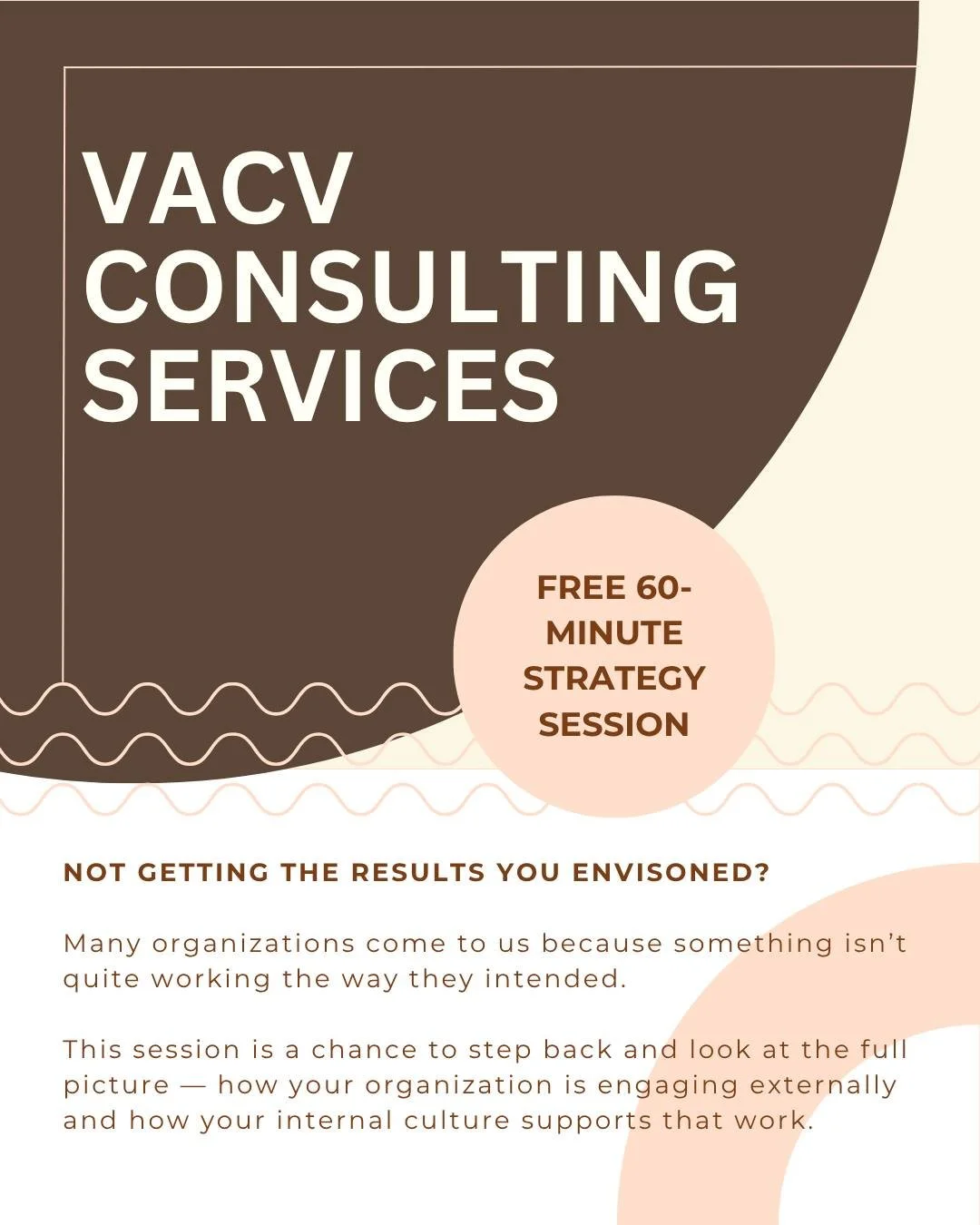 Now Introducing: VACV Consulting Services.

Same powerful methodology, new name.

Our Blueprint Services are now VACV Consulting Services&mdash;grounded in the Community Voice Blueprint, the methodology that guides all of our work.

We offer two inte