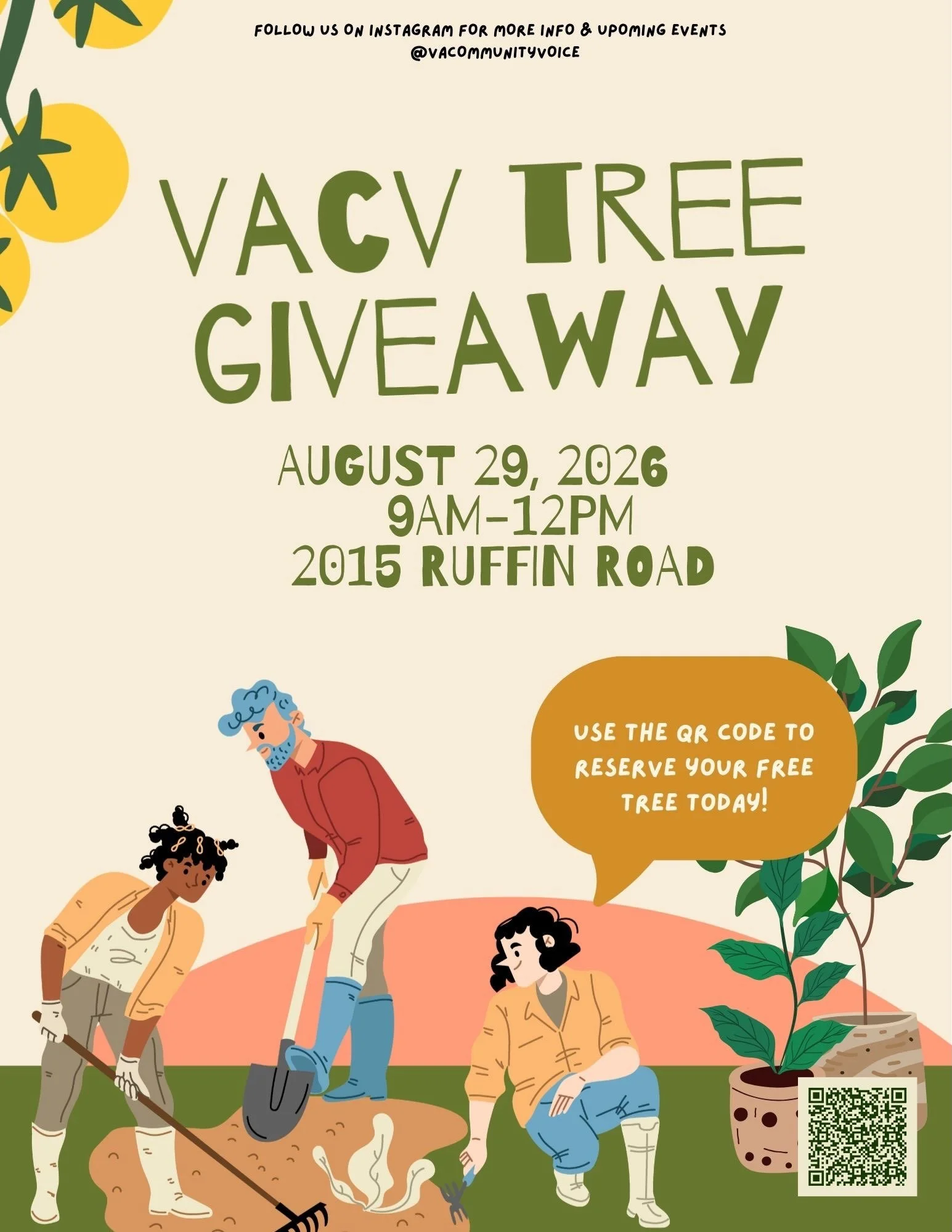 WE SAY LET IT GROW ! 
Join us tomorrow and grab a free tree :) 
&bull;
&bull;
#freetree #treegiveaway #letitgrow