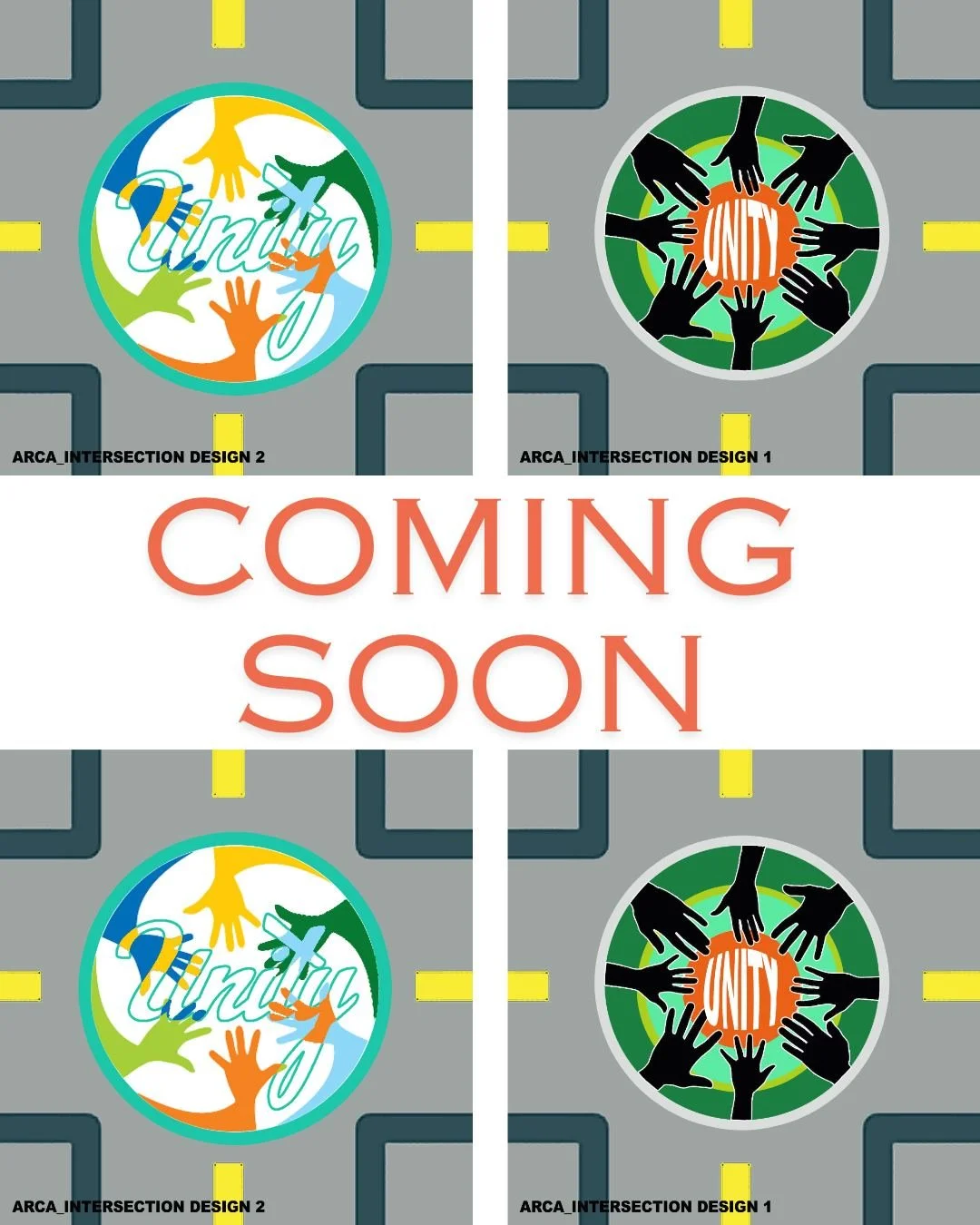 ARCA's (our youth engagement program) art for safter street murals will be coming soon to 2 street intersections on the Southside.
The kids will be working on painting these on street intersections to get folks to slow down and pay attention to what 